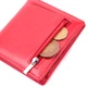 Кожаный женский кошелек ST Leather 9,5х10,3х1,5 см (acs0028384) Красный - изображение 5