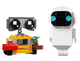 Zestaw klocków LEGO Brickheadz Disney Pixar Ewa i Wall-E 155 elementów (40619) - obraz 1