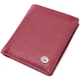 Кожаный женский кошелек ST Leather 9,5х10,3х1,5 см (acs0028385) Бордовый - изображение 1