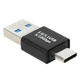 Переходник адаптер USB Type-С 3.1 - USB M/M 10Gbps eXpert Type-4 Black, металл (A-48641) - изображение 2