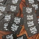 Пришивні бирки hand made 3*2 см чорні матові білий напис 100 шт - зображення 6