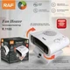 Тепловентилятор 2000 Вт RAF-1185 для будинку поворотний Білий - изображение 3