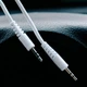 Кабель Xqisit Audio Cable 3.5 mm to 3.5 mm White (4029948026954) - зображення 2