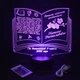 Именной светильник, 3D LED ночник учителю, подарок от учеников на выпускной (16 цветов свечения) под заказ (НЧ0035-2) - изображение 2
