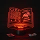 Светильник 3D, LED ночник учителю, подарок от учеников на выпускной (16 цветов свечения) под заказ (НЧ0029-2) - изображение 5