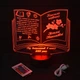 Именной светильник 3D, LED ночник учителю, подарок от учеников на выпускной под заказ (НЧ0035-1) - изображение 1