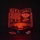 Именной 3D LED ночник учителю, подарок от учеников на выпускной (16 цветов свечения) под заказ (НЧ0038) - изображение 2