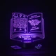 Именной 3D LED ночник учителю, подарок от учеников на выпускной (16 цветов свечения) под заказ (НЧ0038) - изображение 6