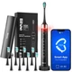 Электрическая зубная щетка Bitvae S2 Smart 8 насадок и футляр black - изображение 1