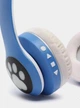 Беспроводные наушники с кошачьими ушками музыкальные блютуз Bluetooth накладные CAT VZV 24M синие - изображение 4