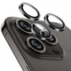 Защитное стекло Epik Metal Classic на камеру (в упак.) для Apple iPhone 15 Pro (6.1") / 15 Pro Max (6.7") Темно-Серый / Graphite - изображение 3