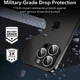 Защитное стекло Epik Metal Classic на камеру (в упак.) для Apple iPhone 15 Pro (6.1") / 15 Pro Max (6.7") Темно-Серый / Graphite - изображение 6