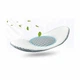 Ортопедична подушка для сну під поперек Support Pillow з 3D-сіткою Овальна (186135) - зображення 3