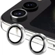 Захисне скло з рамкою CD Pattern на задню камеру Samsung Galaxy Z Flip5 silver - зображення 1