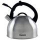 Чайник для плиты со свистком 2,5л MAGIO MG-1192 Steel/Black - изображение 2