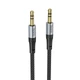 Кабель Hoco UPA26 AUX Fresh audio cable Black - зображення 1