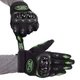 Моторукавички RACING BIKER SC-04 р-р XL Чорно-Зелений - зображення 4