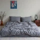 Комплект постільної білизни LA MODNO STONEWASHED GRAY (200306) 160х220 - изображение 1