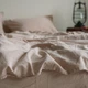 Комплект постільної білизни LA MODNO STONEWASHED BEIGE (200308) 160х220 - изображение 2