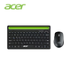 Бездротовий комплект ACER клавіатура OKR212 + миша M155, Bluetooth+USB2.4 ГГц, з акумулятором, чорний - зображення 1