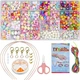 Великий Дитячий DIY набір для творчості та рукоділля Urbankit Beads Set 700+ Намистини, бісер, ведмедики, серця, кристали з аксесуарами для виготовлення браслетів, прикрас (MUSH4V) - зображення 2