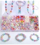 Великий Дитячий DIY набір для творчості та рукоділля Urbankit Beads Set 700+ Намистини, бісер, ведмедики, серця, кристали з аксесуарами для виготовлення браслетів, прикрас (MUSH4V) - зображення 3