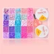 Детский DIY набор для творчества и рукоделия Urbankit Beads Set 1000+ Бусины, бисер, мишки, сердечки, кристаллы з двумя катушками и ножницами для изготовления браслетов, украшений (MUSH1V) - изображение 2