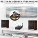 Ламповый предусилитель Nobsound P2 Mini Bluetooth 5.0 Стерео усилитель для наушников USB-плеер BLACK - изображение 3