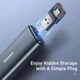 Презентер Baseus Orange Dot Wireless Presenter Red Laser лазерна указка чорний (ACFYB-BOG) - зображення 7