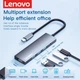 Хаб HUB Lenovo 100W (Type-C 3.0 to 4K HDMI PD Fast Charge) для MacBook, iMac, iPad, Chromebook, Samsung, Xiaomi та ін. metall - изображение 2