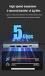 Хаб HUB Lenovo 100W (Type-C 3.0 to 4K HDMI PD Fast Charge) для MacBook, iMac, iPad, Chromebook, Samsung, Xiaomi та ін. metall - изображение 9