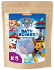 Kule do kąpieli Paw Patrol musujące 5 x 50 g (5903957303536) - obraz 1