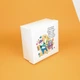 Коробки для подарунка великодні eko-kraft 195*195*97 мм - 3 шт/уп Коробка з кришкою для гостинців "Смачної паски" - зображення 4