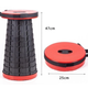 Кемпинговый складной стул Telescopic stool Табурет походный телескопический до 150кг Красный - изображение 5