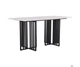Нерозкладний стіл Art Metal Furniture Fellon black / ceramics Carrara bianco (547058) - зображення 1