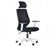 Офісне крісло для персоналу Art Metal Furniture Lead White HR сидіння Нест-01 чорна/спинка Сітка HY-100 чорна (297927) - зображення 1