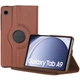 Поворотний чохол для Samsung Galaxy Tab A9 8.7 (2023) SM-X110, SM-X115 Brown - изображение 1