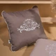 Подушка декоративная IDEIA Royal с вышивкой 45х45 см Шоколадная (4820227284948) - изображение 2