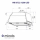 Вытяжка полновстраиваемая Minola HBI 5722 BL 1200 LED - изображение 10