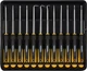 Набор отверток и крючков прецизионных VOREL L= 165 мм SL PH TORX Cr-V 12 шт (64555_v) - изображение 1