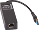 USB хаб Akyga AK-AD-32 USB 3.0 3-port + Ethernet Black - зображення 2