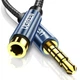 Кабель аудіо Ugreen 4 pin 3.5 mm подовжувач 2М Blue (AV118) - зображення 2