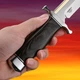 Нож охотничий разделочный Hibben (длинна 260мм, деревянная ручка, лезвие из нержавеющей стали) - изображение 4
