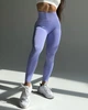 Спортивні жіночі легінси EASY з ефектом Push Up для фітнесу та йоги Безшовні Однотонні Щільні XS-S Лавандові (XA08LS) - зображення 1