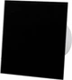 Вытяжной вентилятор c датчиком влажности и таймером AirRoxy dRim 100 HS glass black на подшипниках черный глянцевый - изображение 1