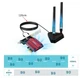 Мережева карта Fenvi AX210 Wi-Fi 6E + BT 5.3, PCI-E із зовнішньою виносною антеною 5734 Mbps MU-MIMO - зображення 5