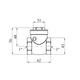 Лепестковый клапан Karro 1" KR-107 - изображение 2
