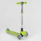 Детский самокат Best Scooter 46987. Складной алюминиевый руль, PU колеса с подсветкой. Салатовый - изображение 1