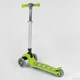 Детский самокат Best Scooter 46987. Складной алюминиевый руль, PU колеса с подсветкой. Салатовый - изображение 4