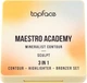 Палетка для контуринга TopFace Maestro Academy Mineralist Contour 3in1 PT268 002 Sculpt 8 г (8681217250758) - изображение 2